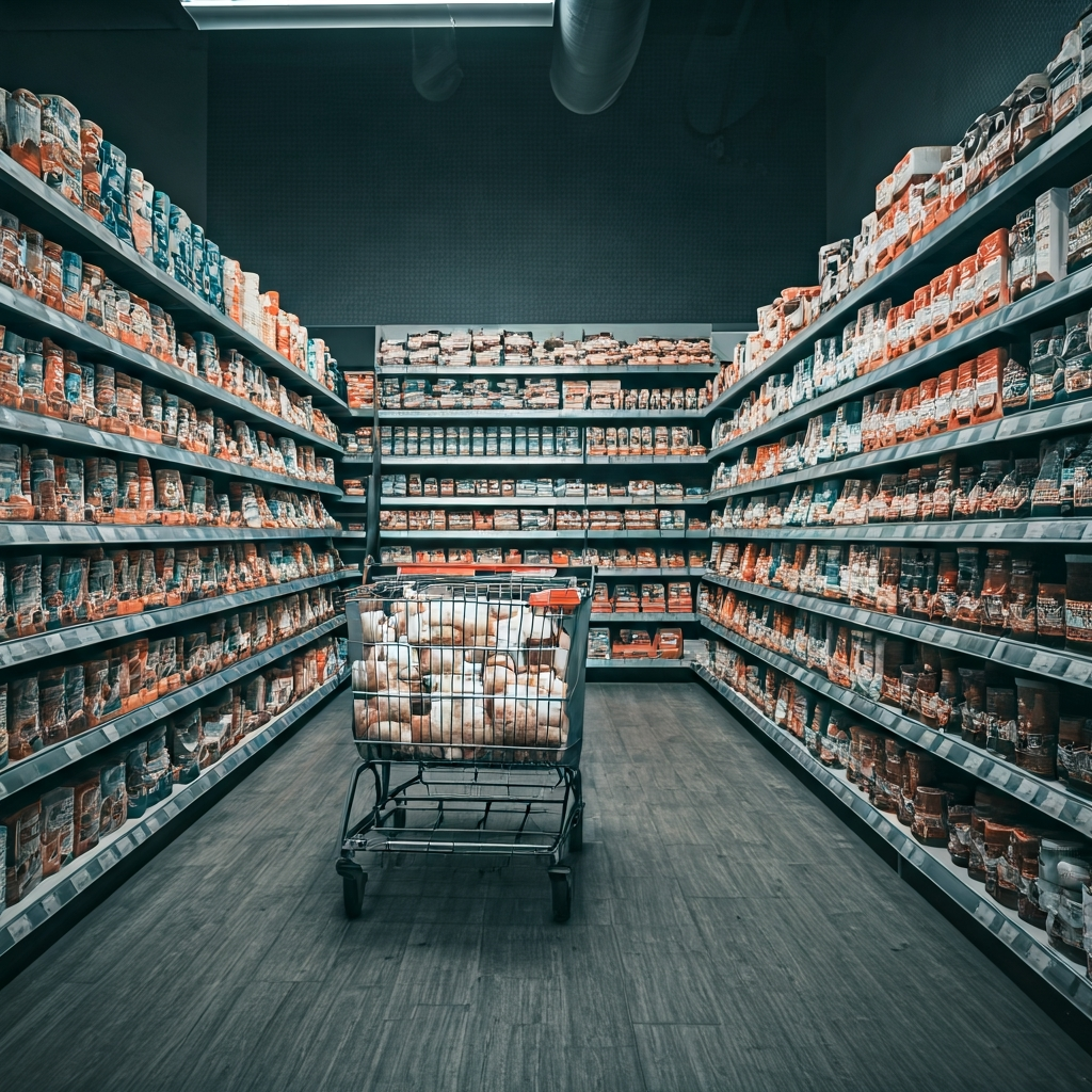 Why do stores place expensive goods at eye level?